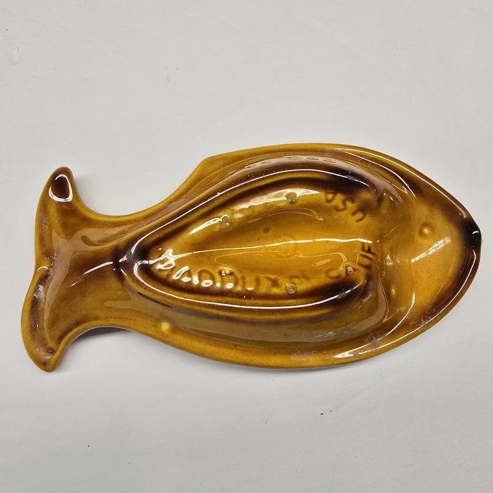 Vintage Maddux California FOO DOO Fish CeramicAshtray MCM 7132 USA 70s 80s